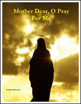 Mother Dear, O Pray For Me Three-Part Mixed choral sheet music cover